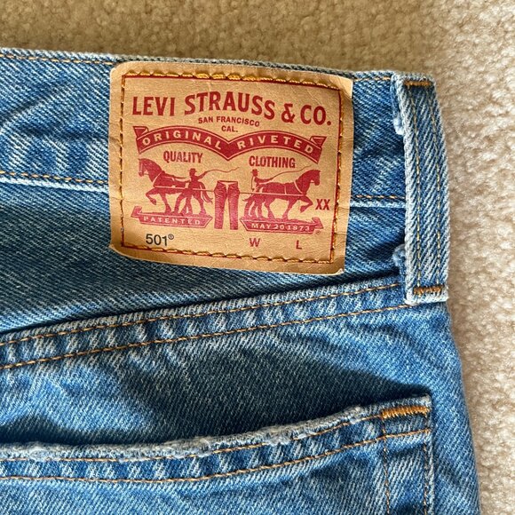 Levi’s 501 Blue Jeans, Size 26, Men's Jeans, Unisex, Women's Jeans, Straight leg - Picture 3 of 9